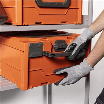 Battery box, Ergonomic front handle