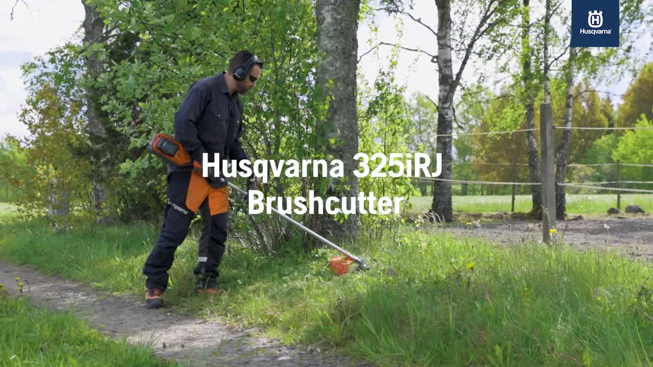 Features and how to use Husqvarna 325iRJ Brushcutter 71sec 16:9