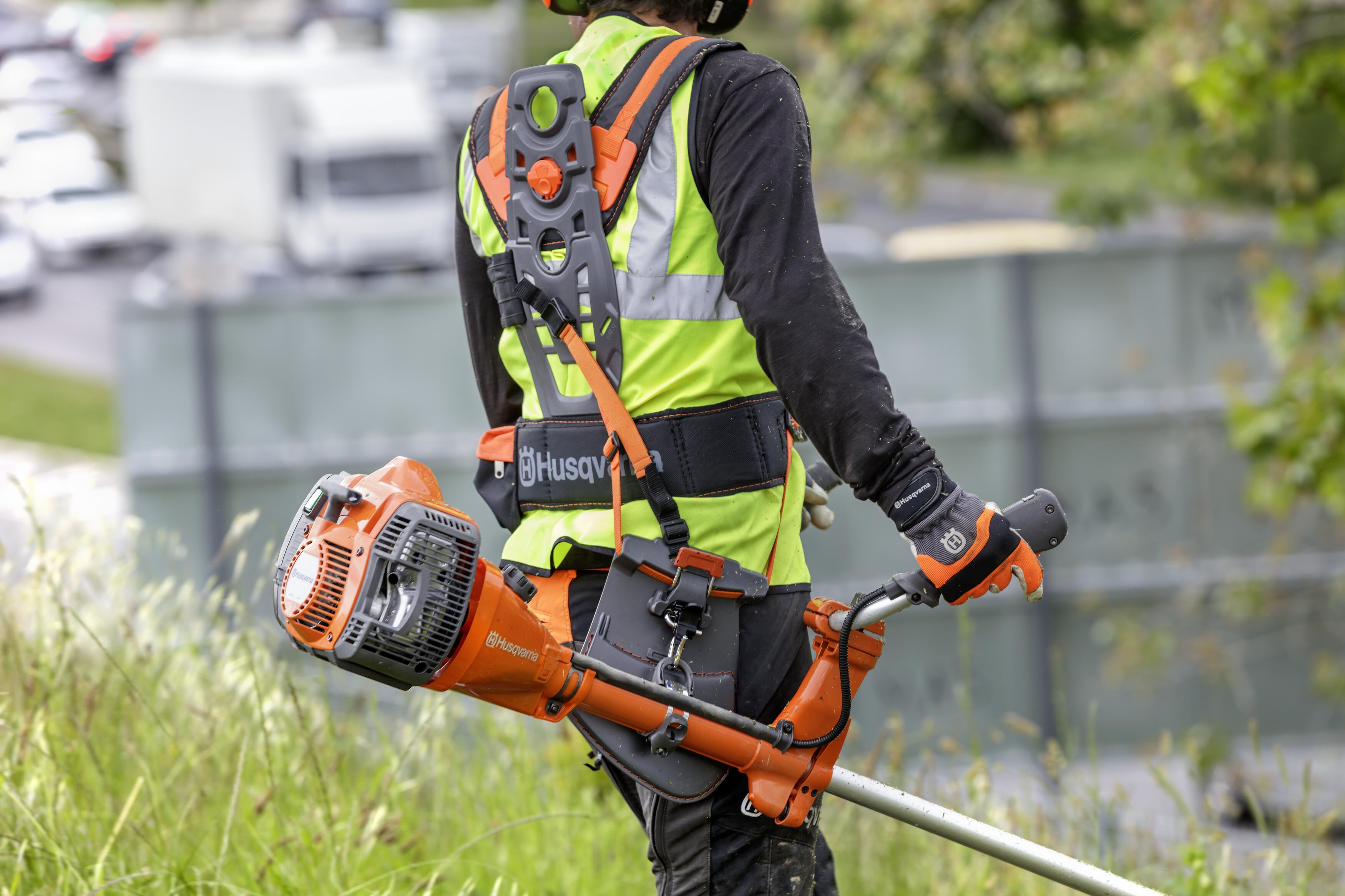 Ergonomic harnesses for the Husqvarna Forest Clearing Saw