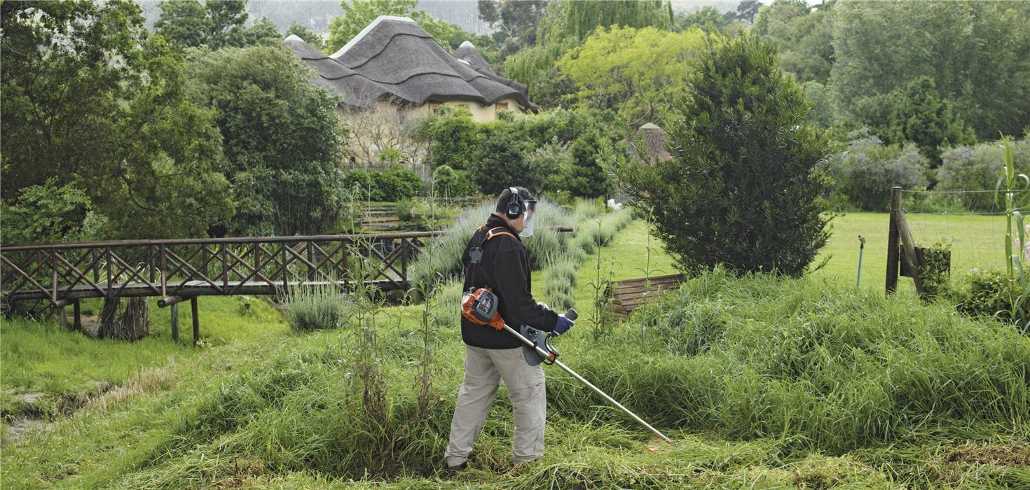 Husqvarna Brushcutters for trimming higher grass and and undergrowth