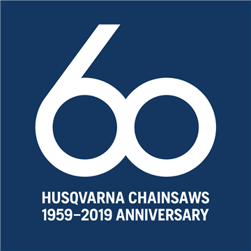 Symbol Campaign 60 years of chainsaws