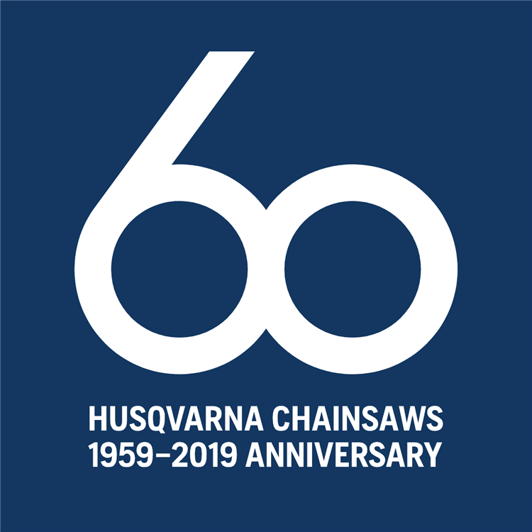 Symbol Campaign 60 years of chainsaws