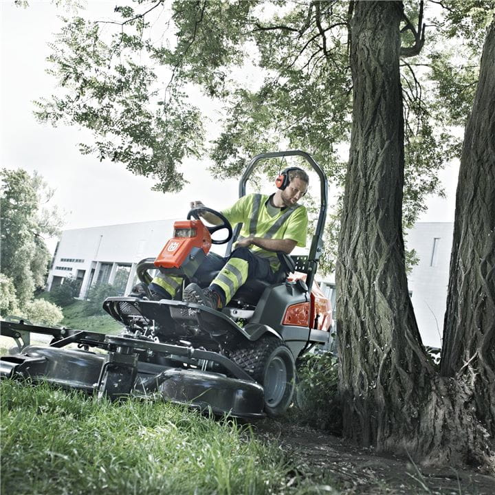 Husqvarna Front Mowers can be used for different tasks all year around.