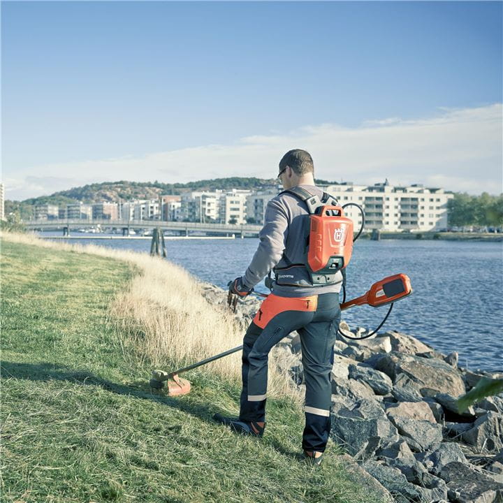 Husqvarnas battery driven grass trimmers will get the toughest jobs done