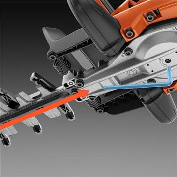 Hedge trimmers, Manual gear rotation