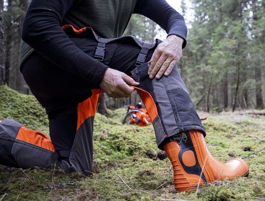 Chainsaw Chaps, Functional, Leg Straps and Hook-and Loop