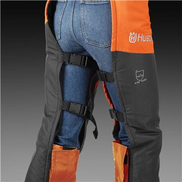 Chaps, Funtional, Chainsaw Protection Class 1, Adjustable Thigh Straps