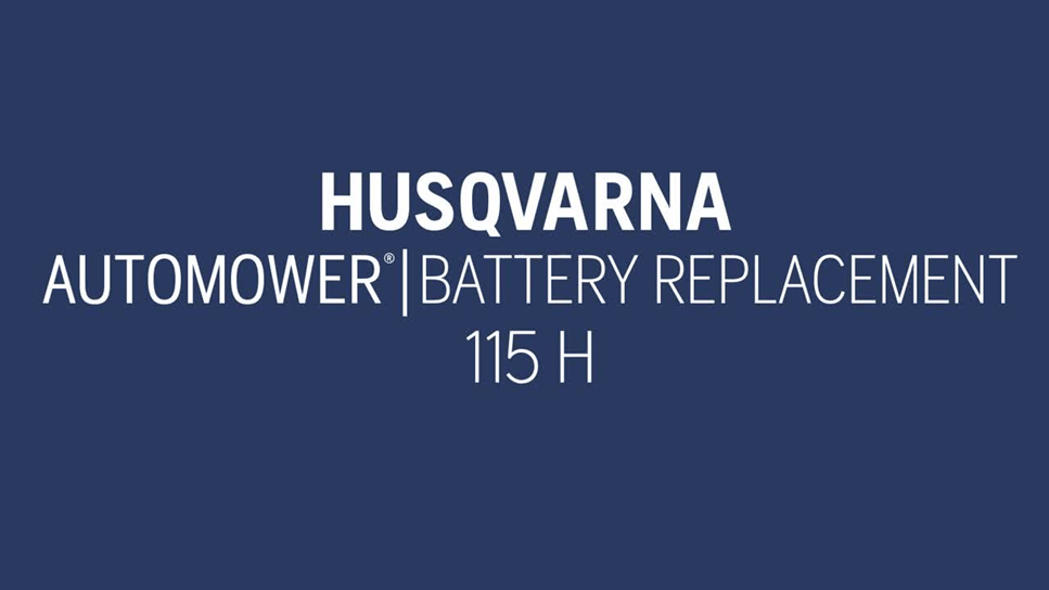 How to Automower 115H Battery Replacement 1m 16:9 US