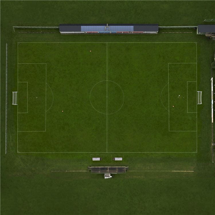 Football field square format for website