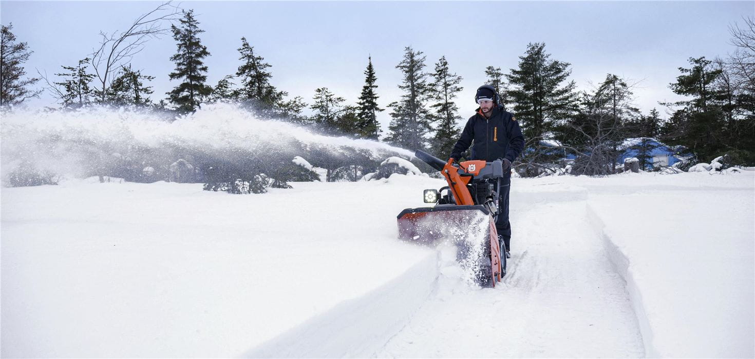 Husqvarna Snow Throwers for snow removal during the toughest winter