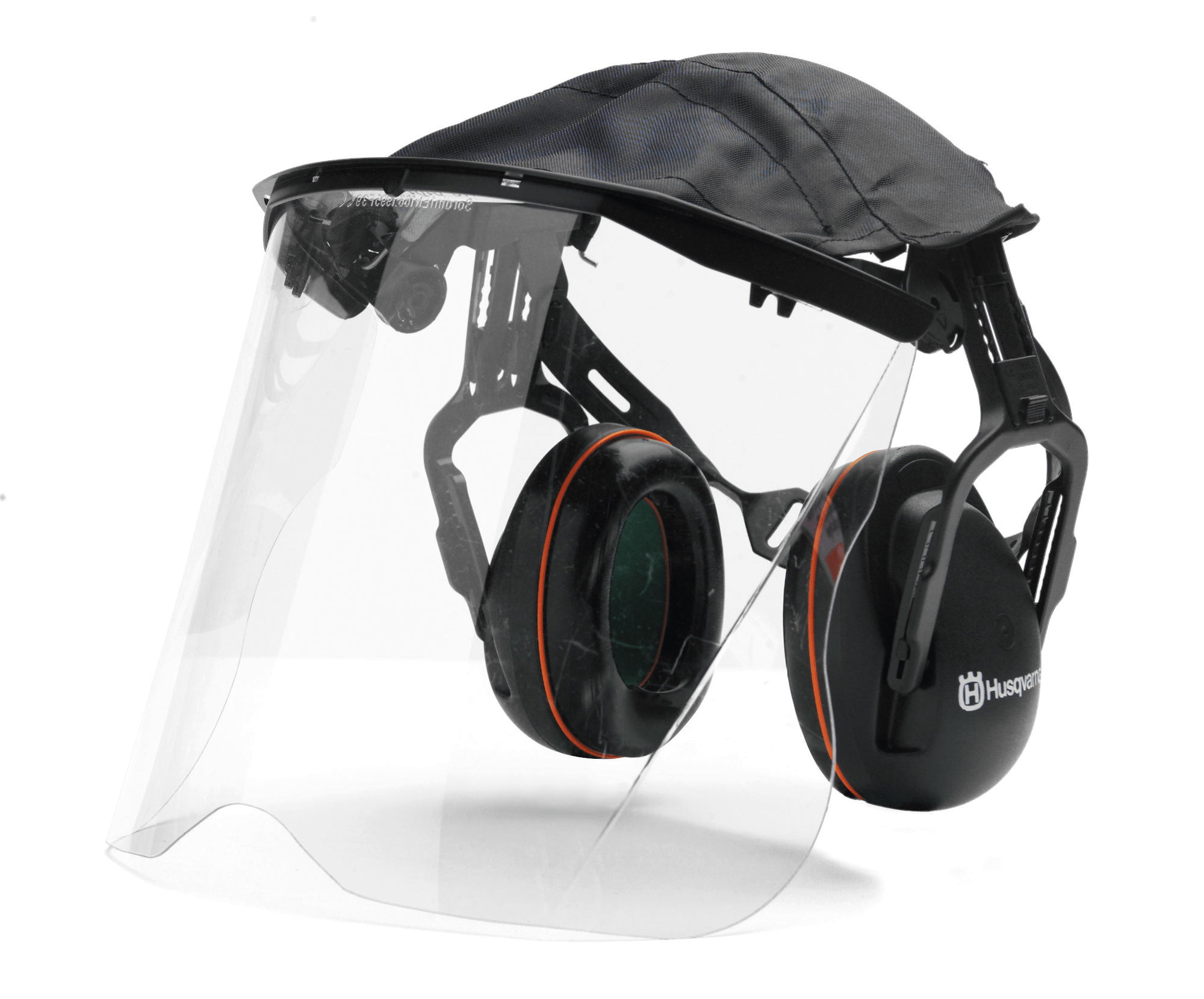 Hearing protection with perspex visor