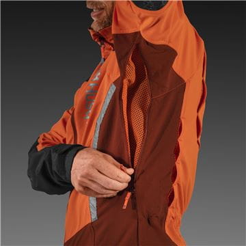 Ventilation zippers, Technical Extreme jacket