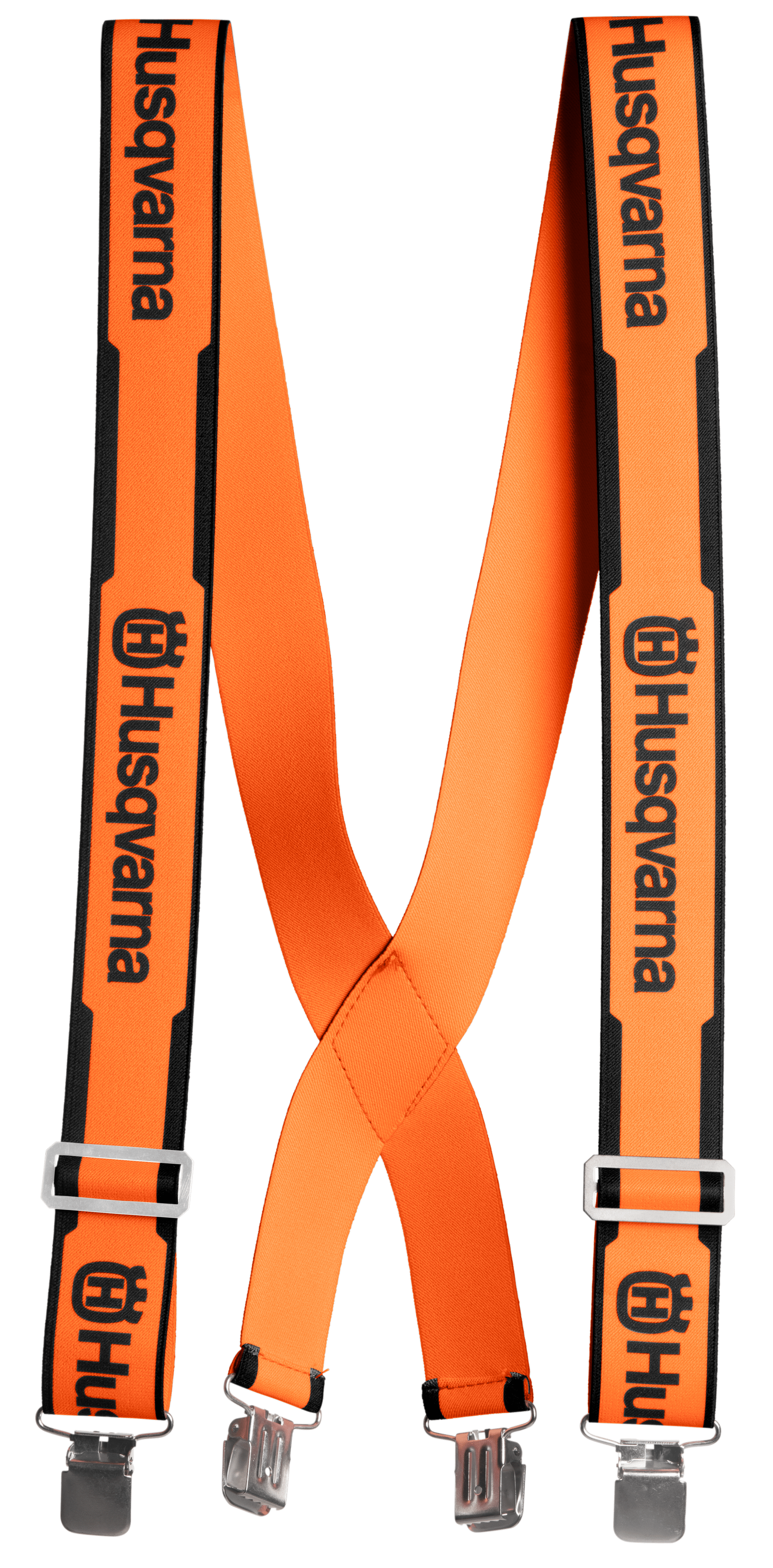 Husqvarna Braces with leather with metal clips