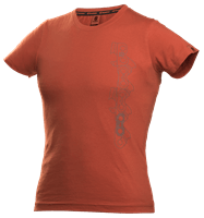 Xplorer T-shirt short sleeve season, women, X-cut chain front