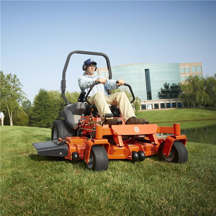 Husqvarna Zero-Turn Mowers are durable, with a large steel tube chassis and powerful engines